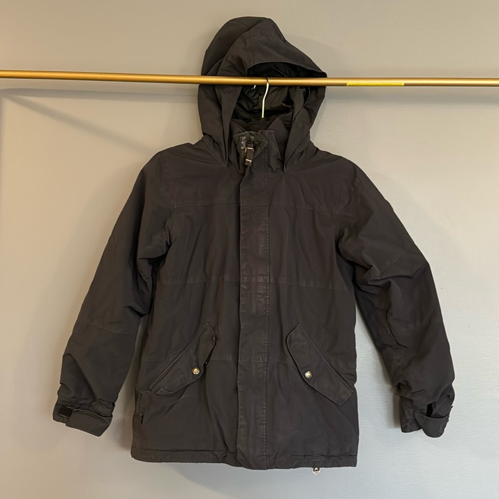 Black kids winter jacket. Burton size youth L (14/16)